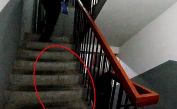 楼梯内深夜惊见血手印 男子连追2楼救回人命