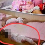 女婴卡床缝窒息亡 父沉睡母看监控才知