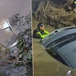 钓鱼发现车顶浮现 男女溺亡10小时才发现