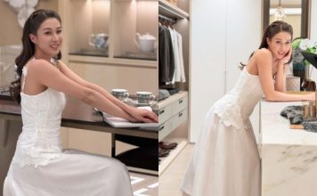 钟嘉欣晒家庭照止谣 却意外添疑点