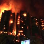 香港宏福苑8大厦同时施工 如“火烧连环船”