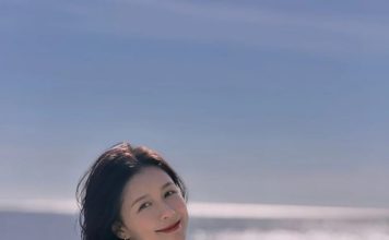 白Tee也能这么撩 大马女神沙滩照火力全开