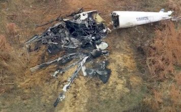 一起用餐后各自开直升机 2好友空中碰撞一起亡