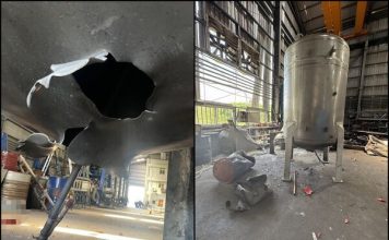 清洗储槽「扫到撒旦之母」 男子被炸飞头部破裂亡