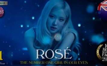 2025全球百大美女公布 Rosé登顶全球最美