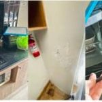 不满服务怒砸酒店房间 情侣留下血迹遭逮捕