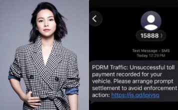游大马时“接PDRM罚单” 新加坡女星差一点被骗
