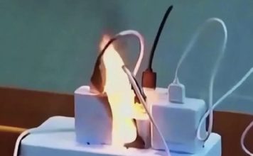 手机充电器长期插着不拔 专家:小心火灾烧屋