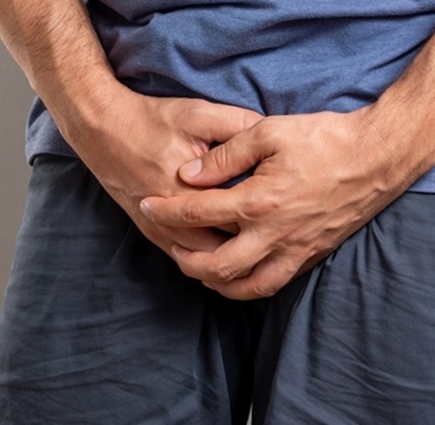 Sick,Middle,Aged,Man,With,Prostate,Cancer,,Prostate,Inflammation,,Premature