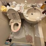 女游客住酒店退房后 房间脏乱照曝光