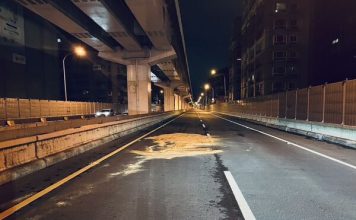 男子喝醉遭丢包快速道 被4车辗至脑浆四溢