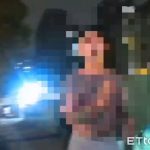 男当街对决脚踏车骑士 情绪失控脱衣亮刀