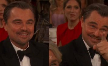 金球奖开场调侃影帝恋情 真实反应获全场笑声