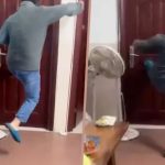 怀疑女儿“用纸巾抹头” 爸爸怒砸吹风机踢门丢椅袭击