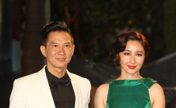 关咏荷低调随夫赴新 素颜眼镜Look气质出众