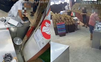 黑衣开箱、红衣拿钱 榴莲摊员工勾结外人盗31万