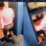 出电梯瞬间梯厢突往上 男子差点被夹成肉饼