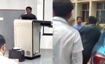 教授课堂上告白女大生 被全班围殴一路追打到停车场