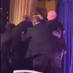 美国政府晚宴遭枪击 特朗普疑似跌倒画面曝光