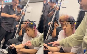 LRT惊传男子偷拍裙底 女子机警发现当场喝止