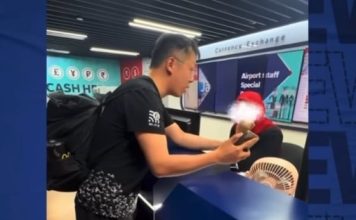 “台湾和香港不是国家” 中国游客KLIA与柜台员理论