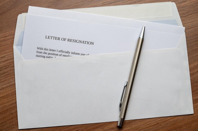 resignation letter