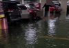布城商场变水上乐园?暴雨灌爆地下停车场
