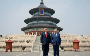 半个世纪以来首位 特朗普踏入北京天坛