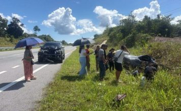 货卡失控猛撞前车 华裔男遭抛飞草地送院不治
