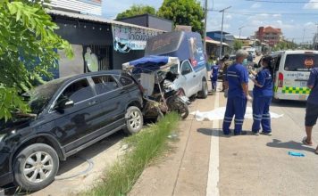 送货司机疑开车打瞌睡 女花贩当场被撞飞身亡