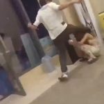 一句“打啊”后失控 男子街头暴打女子