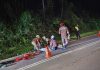 Hilux深夜失控翻覆 男司机当场不幸身亡