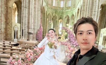 严重车祸后首度高调露面 男星现身法国婚礼