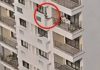 听见邻居家传出异常声响 男子冒险爬出7楼窗台偷拍
