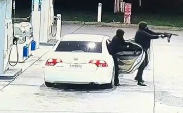 误认目标枪手狂轰70余枪 无辜妇女留车内遭乱枪射死
