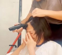 “常以泪洗面看孩子睡着” 女星患癌剃发面对治疗