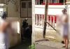 来不及冲掉身上肥皂泡 男子地震时狼狈逃生