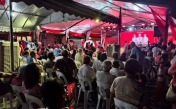 希盟三巨头同台亮相 竞选推介礼现场人潮爆满