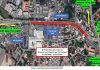 公用设施迁移 三哩路局部封路改道