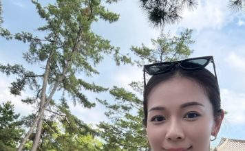 没佣人没老公陪 女星独扛3娃游大阪