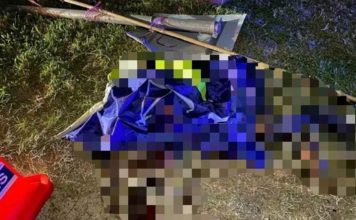 傍晚路边插党旗遇横祸 男子遭罗里撞当场丧命