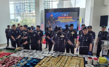 1460万令吉毒品与资产落网 警方捣毁2贩毒集团捕15人