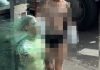 男子烈日下被绑在灯柱旁 女子当众倒下7公升牛奶