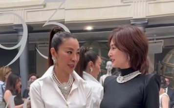 女星遇杨紫琼秒破功 优雅女神变迷妹