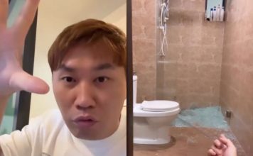没人碰也会碎 大马网红家厕所镜子无预警自爆