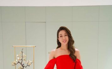 三孩妈妈状态太逆天 锺嘉欣红裙美翻全场