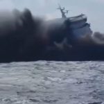 渡轮海上突起火陷火海 造成至少5人死亡