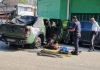 偷电缆匪拒捕还撞警车 警方6枪射爆车胎逼停