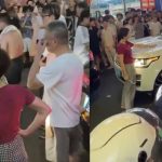 人夫七夕约会小情人 妻子岳母开保时捷当街堵人