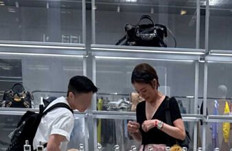 女星逛精品店突低头一看 胸前异样让她瞬间尴尬